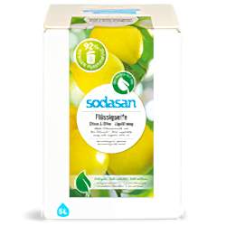 SODASAN Organik Sıvı Sabun  Limon-Zeytin Özlü  5L