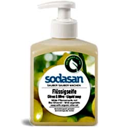 SODASAN Organik Sıvı Sabun  Limon-Zeytin Özlü  300ml