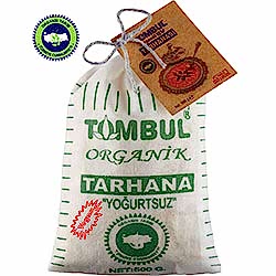 Tombul Organik Yoğurtsuz Tarhana 500g  Bez Kese 