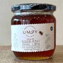 Umay Organik Ham Çiçek Balı  Filtre Edilmemiş  480g