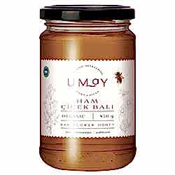 Umay Organik Ham Çiçek Balı  Filtre Edilmemiş  850g