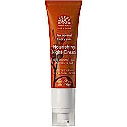 Urtekram Organik Besleyici Gece Kremi  Normal & Kuru Ciltler  Hindistan Cevizi & Yulaf & Q10  50ml