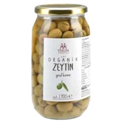 Yerlim Organik Yeşil Zeytin  Kırma  900g
