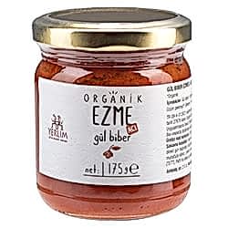 Yerlim Organik Gül Biber Ezme  Acı  175g