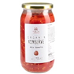 Yerlim Organik Dilim Domates Konservesi 900g