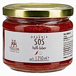 Yerlim Organik Kırmızı Biber Sos 250g
