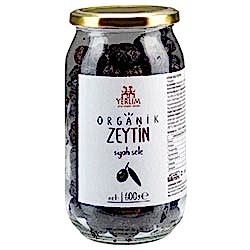 Yerlim Organik Sele Siyah Zeytin 600g