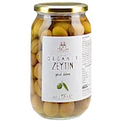 Yerlim Organik Yeşil Zeytin  Dilme  900g