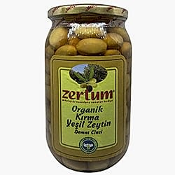 Zertum Organik Domat Yeşil Zeytin  Kırma  750g
