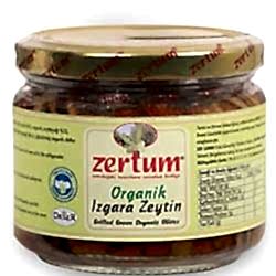 Zertum Organik Izgara Yeşil Zeytin 265g