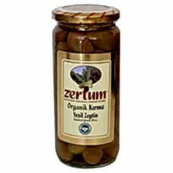 Zertum Organik Yeşil Zeytin  Kırma  475g
