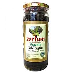 Zertum Organik Sele Siyah Zeytin 400g