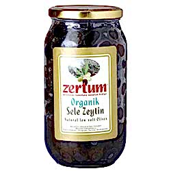 Zertum Organik Sele Siyah Zeytin 900g
